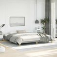 thumbnail image 1 of vidaXL Bed Frame Light Grey 193x203 cm King Fabric, 1 of 6