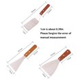 thumbnail image 4 of Maoww Manche Coupe Grattoir Pelle Polyvalente Légère Grand Application Spatule Portable Accessoire de Cuisine Vaisselle C-2pelle Triangulaire, 4 of 6