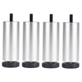 thumbnail image 1 of simhoa 4 Pcs Pieds de Remplacement pour Meubles de Sofa pour Table Basse, Bout, Bahut Buffets 15 cm, 1 of 8