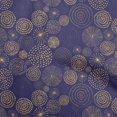 thumbnail image 1 of oneOone Rayon Dark Purple Fabric Abstracts Sewing Craft Projects Fabric Prints By Yard 56 Inch Wide, 1 of 5