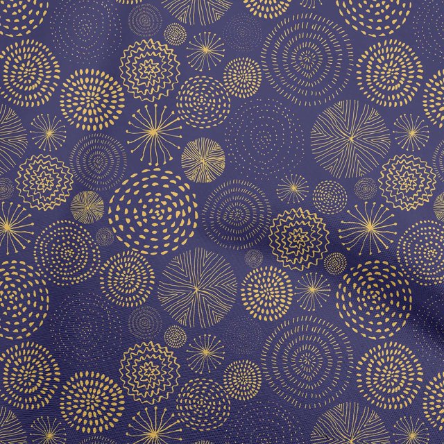 oneOone Rayon Dark Purple Fabric Abstracts Sewing Craft Projects Fabric Prints By Yard 56 Inch Wide