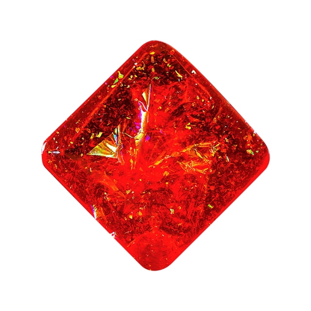 Red Red Shimmer Flipo Flip Fidget Toy Desktop Kinetic Decompression Spinner Stress Relief