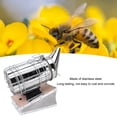 thumbnail image 3 of Stainless Steel Beehive Smoker Stable Smoke Generation, Portable Design for Calming Bees, Exquisite Beekeeping Equipment with Filter for Beekeeper Tool, 3 of 7