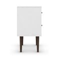 thumbnail image 4 of Manhattan Comfort Liberty Modern Table de Chevet de Chambre à 2 Tiroirs, Blanc et Jaune, 4 of 7