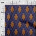 thumbnail image 2 of oneOone Polyester Spandex Brown Fabric Argyle Craft Projects Decor Fabric Printed By The Yard 56 Inch Wide, 2 of 4