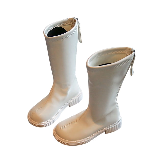 KIHOUT Girls Boots Fall/Winter New High Princess Long Fashion Children's Leather Boots