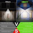 thumbnail image 4 of Solar Lights Outdoor 120 LED with Lights Reflector and 3 Lighting Modes,Solar Motion Sensor Wall Lights, IP65 Waterproof Solar Powered Wall Lights for Garden Patio Yard Deck Pendant Lights(4Pack), 4 of 5