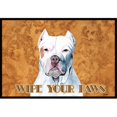 thumbnail image 1 of Carolines Treasures SC9130JMAT Paillasson Intérieur Ou Extérieur 24 x 36 Po. Pit Bull, 1 of 4