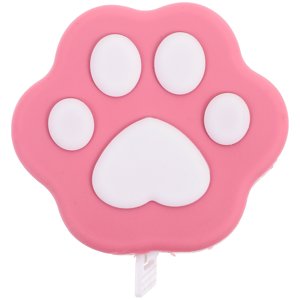 FRCOLOR Mesure de la bande 1pc Outil de mesure de petite bande portable de la mesure de la patte de chat de dessin animé,2,4"X2,13"X0,63"