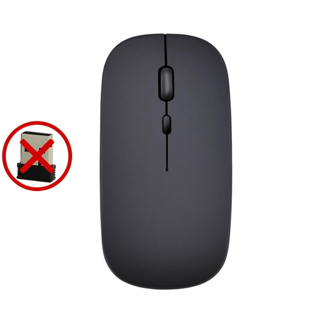 SharkTRUE 1pc Portable Wireless Mouse Bluetooth-compatible 2.4GHz Dual Modes Computer Mice With Nano