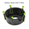 thumbnail image 3 of MEGICOT 6 Fins Blade Compatible with Oster Osterizer Blender with 5 Ribs Bottom Base Sealing Gasket, Extractor Blade Replacement Parts, 3 of 5
