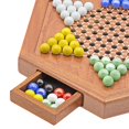 thumbnail image 3 of Chinese Checkers Board Game Chessboard 6 Marbles, 3 of 4