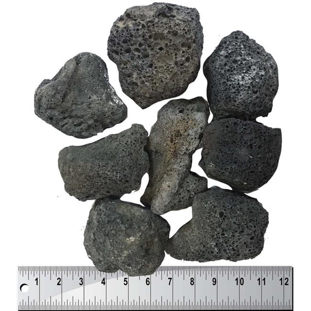 Dagan LR-46 Boîte de Roches de Lave en Blocs, Noir