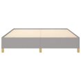 thumbnail image 4 of vidaXL Bed Frame Light Grey 193x203 cm King Fabric, 4 of 7