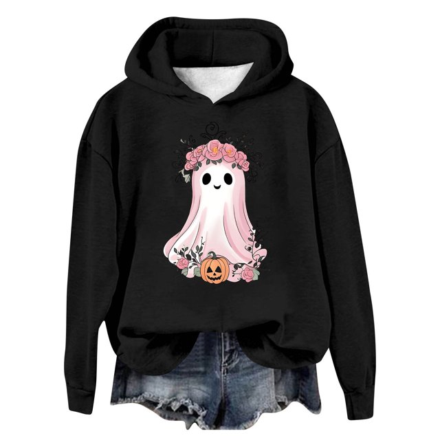 WEAIXIMIUNG Robe Sweat Femme Grande Taille Vêtements pour Femmes Automne et Hiver Tendance Sweat à Capuche Imprimé Mignon Sweat à Capuche Haut Femme