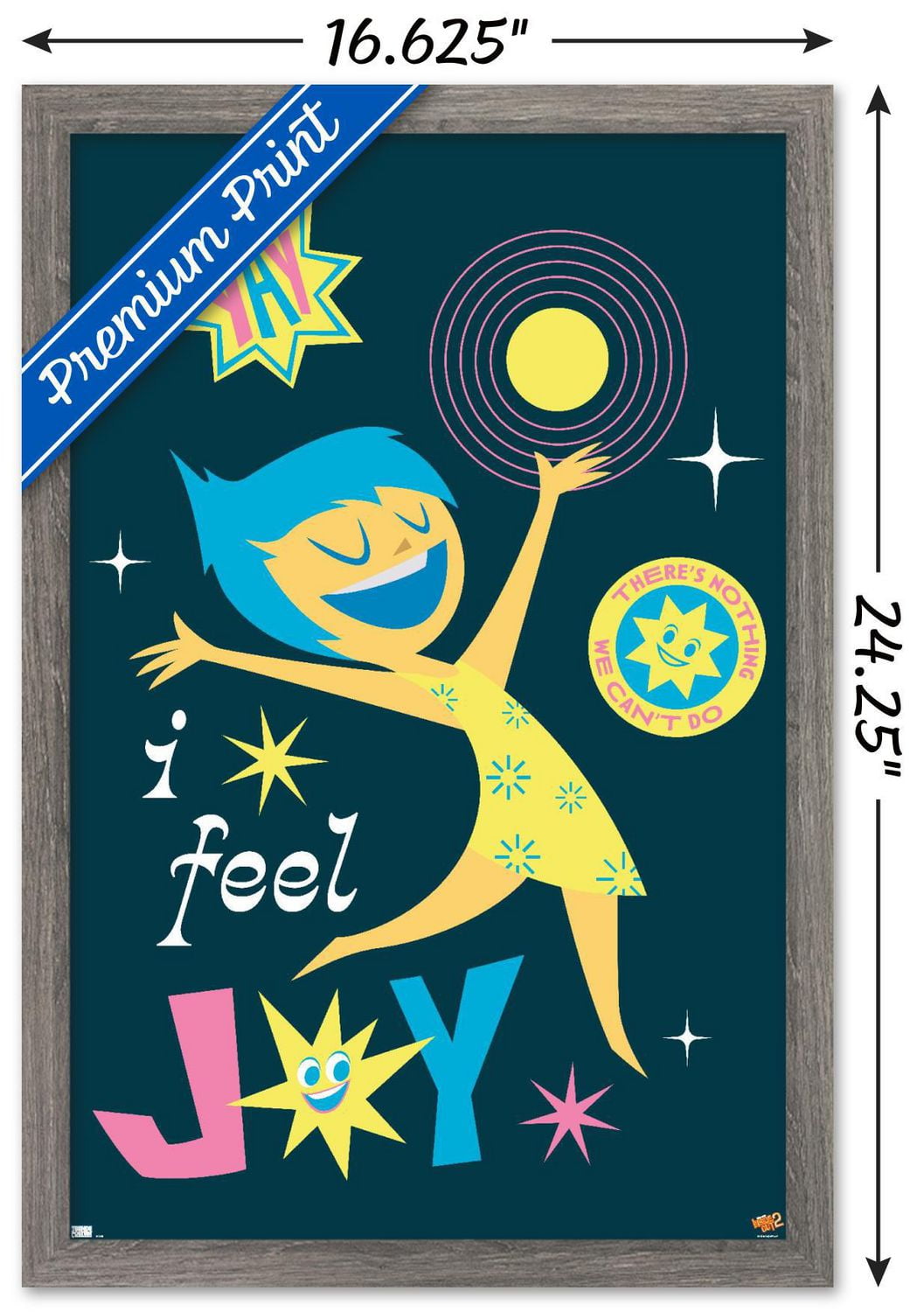 Disney Inside Out 2 - I Feel Joy Wall Poster
