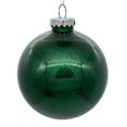 thumbnail image 1 of Vickerman N211524 Boule Transparente Pailletée Émeraude de 6 Po - 4 par Sac, 1 of 1