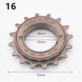 thumbnail image 1 of GLFILL 16/18/20/22T 35mm Roue Libre Simple Vitesse Pignon de Bicyclette Pignon Fixe Cyclisme Essai Volant d'Inertie Amovible Pièces de Vélo Accessoires 16T, 1 of 9