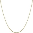 thumbnail image 4 of JUNWELL 14K Solid Yellow Gold Box Necklace  Real Gold Chain with Lobster Lock, 4 of 9