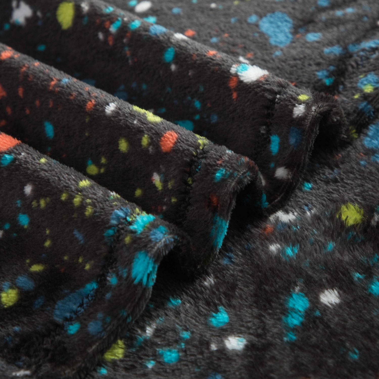 Mainstays Kids Couverture Jetée en Peluche Éclaboussures