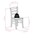 thumbnail image 3 of Ensemble de table de salle à manger Perrone à abattants 3pc avec chaise, 3 of 9
