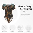 thumbnail image 4 of Lsque Désert Homme Chien de Berger Justaucorps à Col Rond Manches Courtes T-Shirts Basiques Hauts Grenouillère Adulte Mignon Pyjama-Moyen, 4 of 7