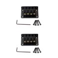 thumbnail image 3 of tamizeot Single Bridge Instrument Accessories Metal Structure Upgraded Fittings Professional Pull Strings Board Neck Joint Plate 2Set, 3 of 6