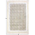 thumbnail image 4 of Casavani Tapis de Sol en Coton Imprimé à la Main au Bloc, Jaune 2x3 Pieds, 4 of 6
