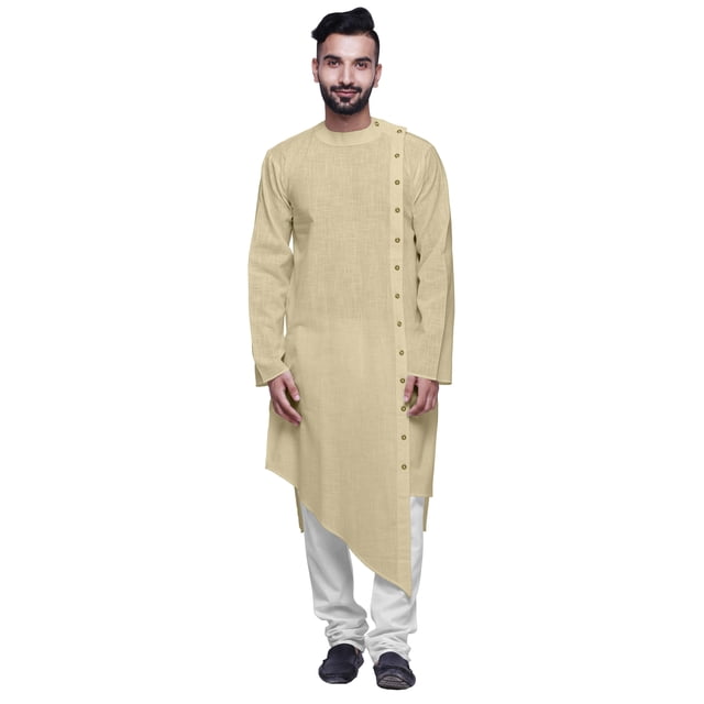 Atasi Button Down Designer Kurta For Boys Indian Cotton Flex Ethnic Kurta