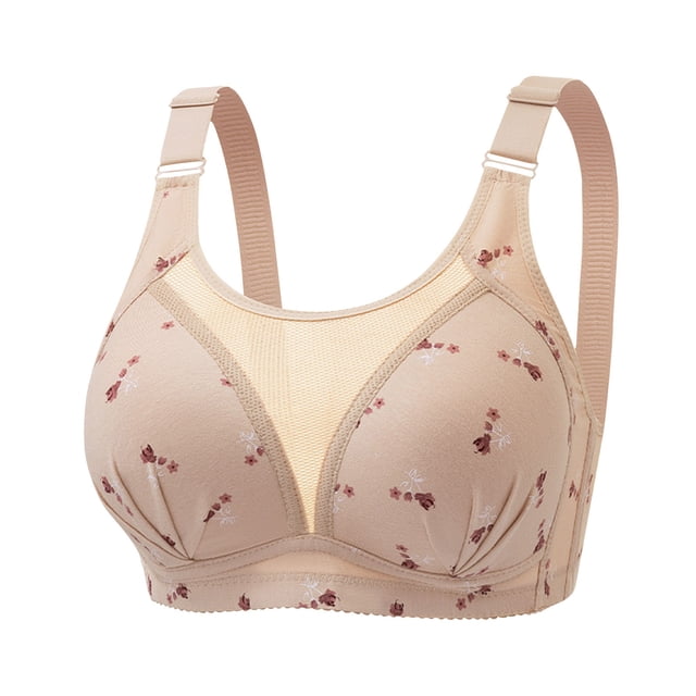 FcBaudy Bras pour Femmes Soutiens-Gorge de Tous les Jours Soutiens-Gorge pour Femmes Grande Taille Collection Imprimée Accessoire Rassemblement de Poitrine Mince Style Sans Bretelles Soutien-Gorge Soutiens-Gorge de Tous les Jours
