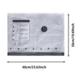 thumbnail image 3 of Portable Rechargeable Vacuum Compression Storage For Travel Home Use Space Saving Organizer For Bedding Seasonal Items under Bed Blanket Storage Metal Storage with for Storage 40 Storage for Moving, 3 of 5