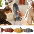 thumbnail image 3 of Dvruxg Jouets pour Chat Poisson, Jouets Doux à l'Herbe à Chat Poisson, Jouets à l'Herbe à Chat Durables et Très Interactifs, Jouets Interactifs de Lancer d'Exercice pour Chaton pour Chats d'Intérieur, 3 of 5