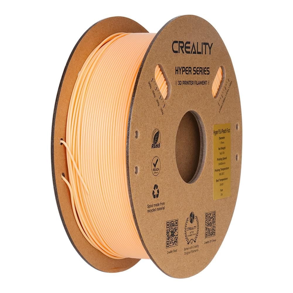 Filament d'impression 3D Creality HyperPLA 1 kg, poudre de pêche