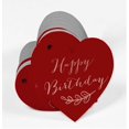 thumbnail image 3 of Inkdotpot 100 Pack Real Rose Gold Foil Paper Tag Happy Birthday Favor Hang Tag, 3 of 6