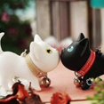 thumbnail image 4 of Cat Kitten Keychain Cartoon Animal Keyring Cat Small Bell Keyring Student Metal Key Chain Key Chain, 4 of 9