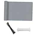 thumbnail image 1 of LOVIVER 2.7x9.84ft Balcony Privacy Screen Cover Includes 24Pcs Cable Ties Garden Privacy Gray, 1 of 8
