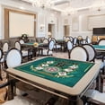 thumbnail image 4 of Meitianfacai Mahjong Mat Reduction Mahjongg Table Mat Mahjong Accessories Tablecloth Game Poker Domino Game Game Mat For Card Board And Tile Games 80x80cm, 4 of 5