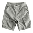 thumbnail image 5 of Cargo Shorts for Men 5 Inch Relaxed Fit Button-Fly Quick Dry Stretch Lightweight Tactical Wear Hiking with Multi Pockets, 5 of 5