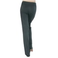 thumbnail image 4 of CFLVAEK Modal Yoga Pants Women Plus Size Tummy Control with Drawstring Athletic Solid Wide Leg Jogger Pant Stretch Mid Rise Jogging Trousers Casual Full Length Lounge Flare Leggings Dark Gray XXXL, 4 of 7