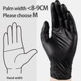 thumbnail image 2 of 100PCS Professional Nitrile Gloves Multi-Purpose Vinyl Gloves Safety Work Gloves Latex Powder Free Gardening Nitrile Gloves for Home Kitchen Outdoor Use 9 Inch, 2 of 8