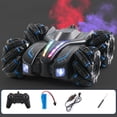thumbnail image 4 of Dvkptbk Remote Control Vehicles Double Spray Remote Control Stunt Drift Car Four-Wheel Drive Power with Light Music Double-Sided Car Children's Toys Car Model, 4 of 6