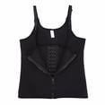 thumbnail image 4 of Women Waist Trainer Corset Zipper Body Shaper Vest with Adjustable Straps, 4 of 7