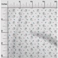 thumbnail image 2 of oneOone Silk Tabby White Fabric Medical Craft Projects Decor Fabric Printed By The Yard 42 Inch Wide, 2 of 4