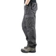 thumbnail image 1 of OmicGot Pantalon Décontracté pour Homme à Multiples Poches Pantalon en Coton Homme Grande Taille Pantalon Cargo Homme Plein Air Randonnée Randonnée Joggers Pantalon Cargo 29-44, 1 of 6