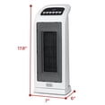 thumbnail image 4 of BLACK+DECKER Oscillating Portable Heater Tower and Heater and Tower Fan with Electronic Controls, Ceramic Portable Heater with 3 Settings, & Electric Tower Heater with Remote Control, 4 of 8