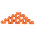 thumbnail image 1 of Birds Foot Rings, High-quality Plastic Bird Clip Ring Small Size And Lightweight  For  For Homing Pigeons Orange, 1 of 8