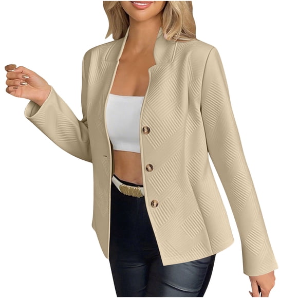 Mceream Women's Lightweight Cropped Jacket Winter Casual Lightweight Fall Coats Warm Thermal Outerwear 2025 Trendy Clothes Plus Size Outwear Abrigo De Invierno Para Mujer Yellow S