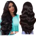 thumbnail image 1 of Heliisoer Wig Women's Wavy Long Curly Hair With Natural Bangs In The Center, 1 of 5