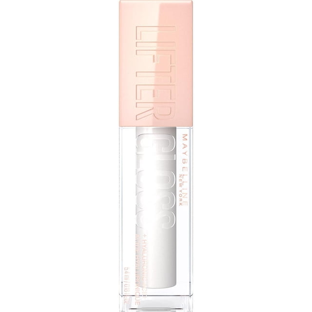 Maybelline New York Lifter Gloss, Brillant à lèvres hydratant à l'acide hyaluronique, pearl ,5.4 ml