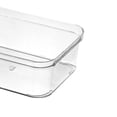 thumbnail image 3 of Drawer Storage Divid Box Transparent Plastic Tray, Stackable Storage Organizer for Bedroom Bathroom Office Use, 3 of 5